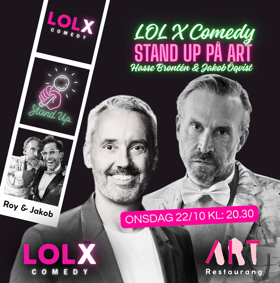 STAND UP PÅ ART 22/10 Kl:20.30